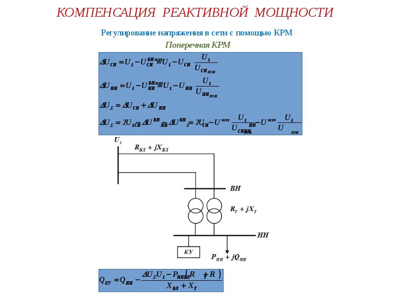 Компенсация реактивной мощности