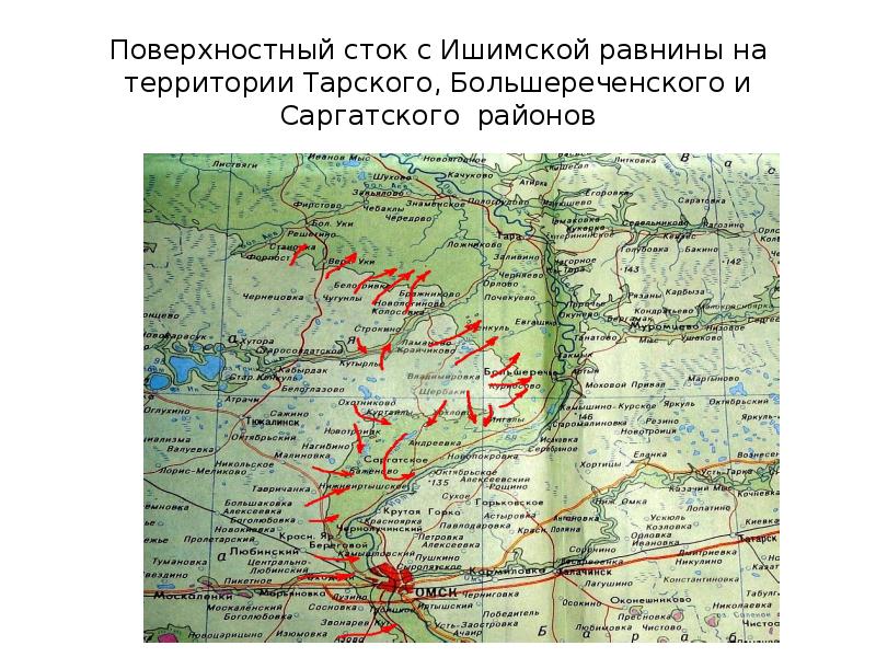 Барабинская низменность карта россии