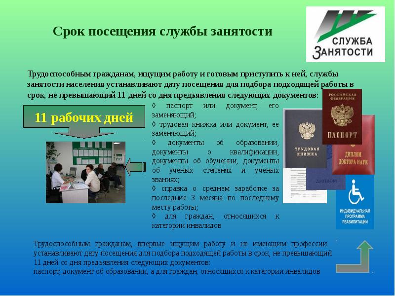 Презентация по центру занятости