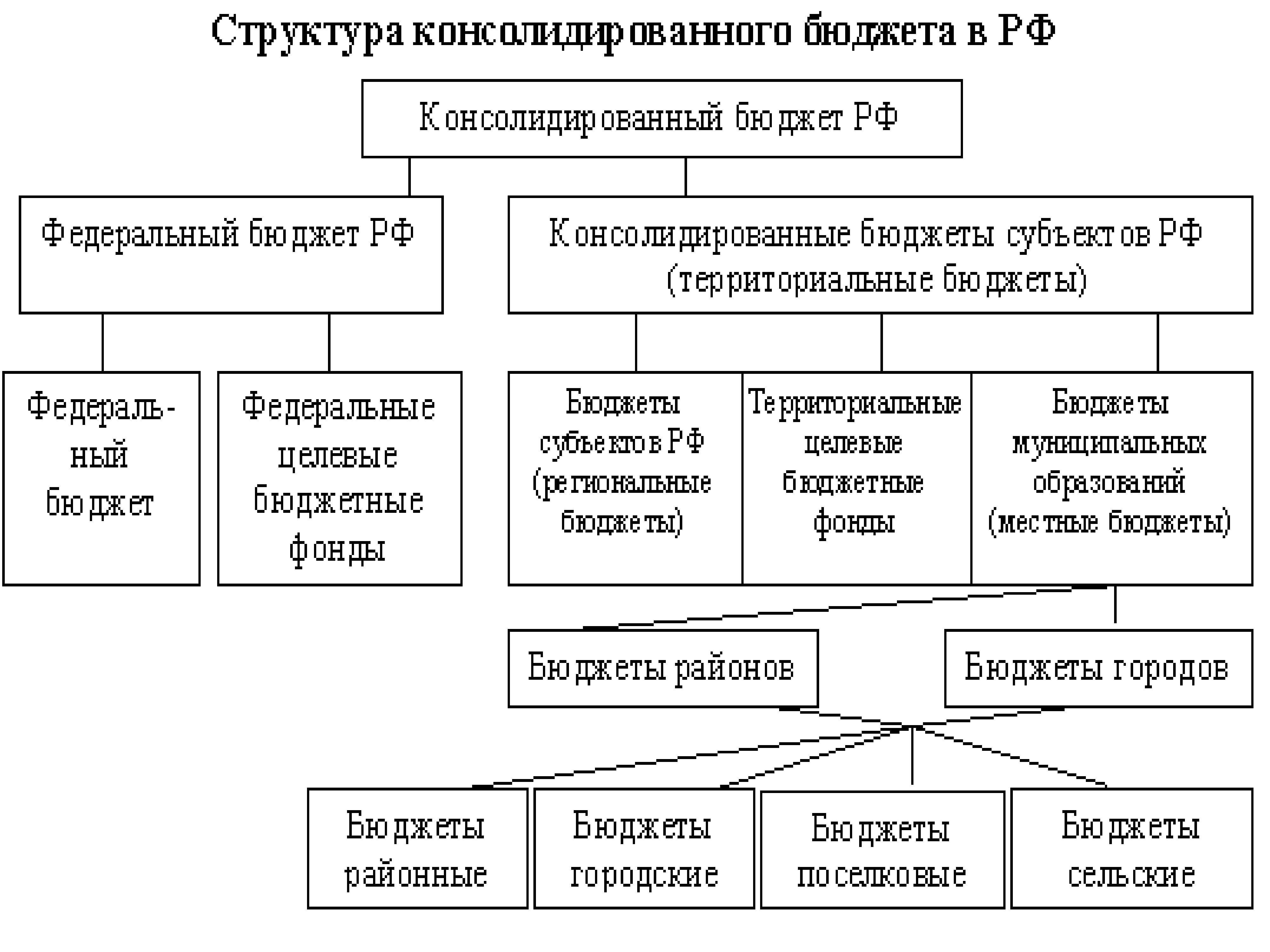 Бюджетная система схема