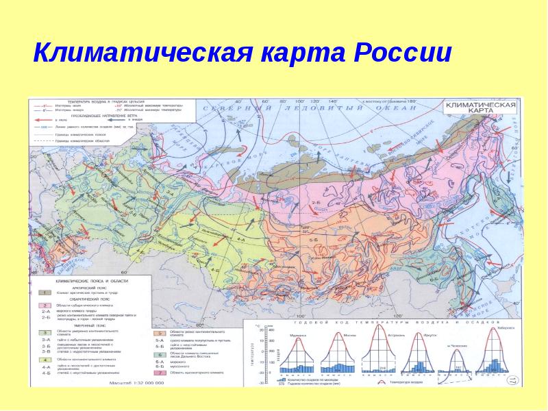 Способы изображения температуры воздуха на тематической карте