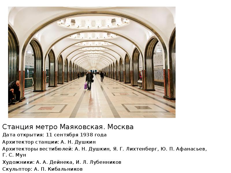 Презентация метро москвы