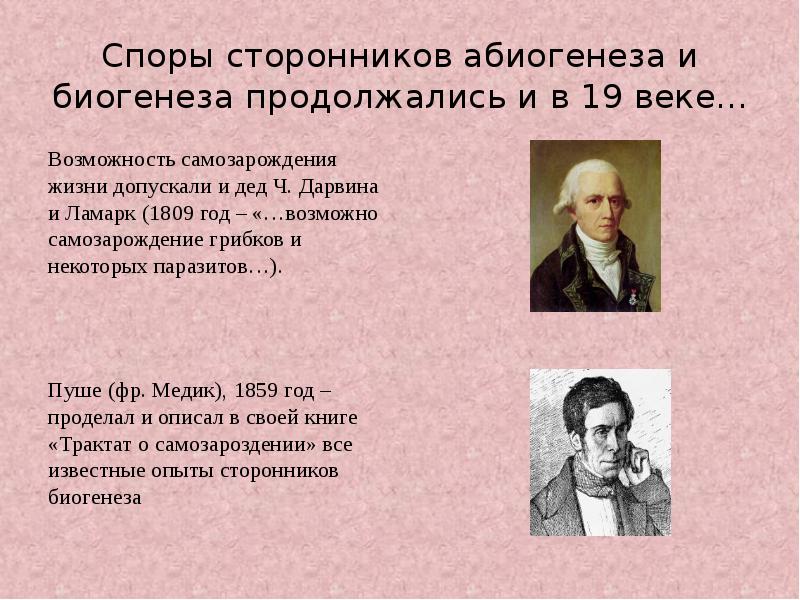 Век возможностей. Гипотеза биогенеза сторонники. Теория биогенеза Автор. Теория биогенеза ученые. Сторонники концепции абиогенеза.