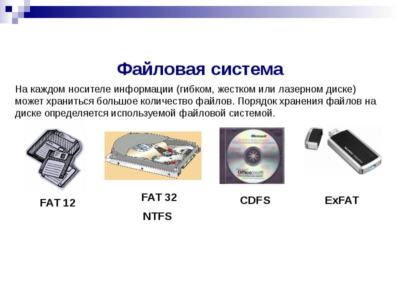 Файлы хранения информации. Порядок хранения файлов на диске. Носитель информации NTFS. NTFS используется для носителей информации. Файловая система жесткого диска.