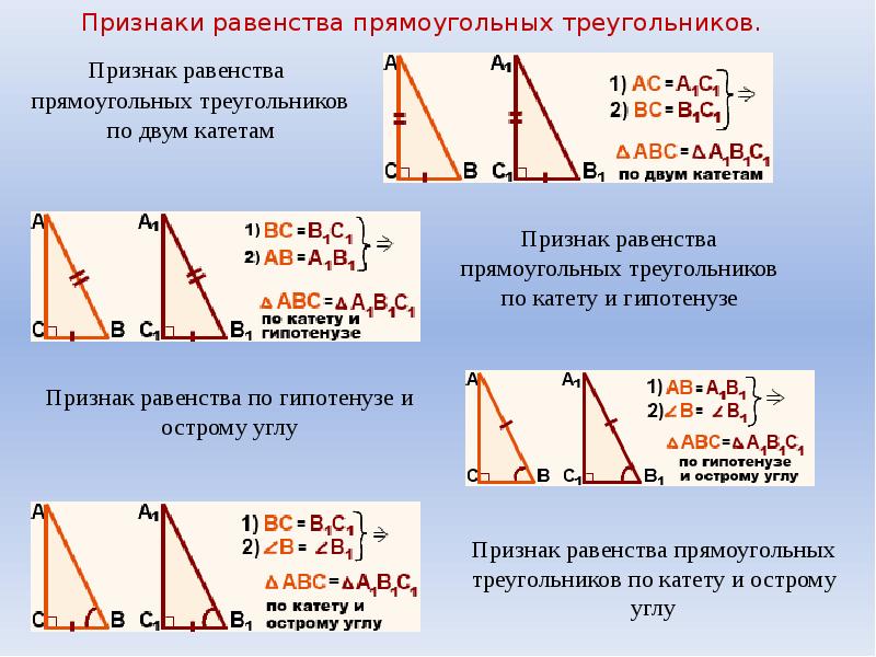 Признаки равенства прямоугольных треугольников геометрия. Доказать признаки равенства прямоугольных треугольников. 2 Признак равенства прямоугольных треугольников. Признаки равенства прямоугольных треугольников 1 признак. Признаки равенства прямоугольных треугольников доказательство.