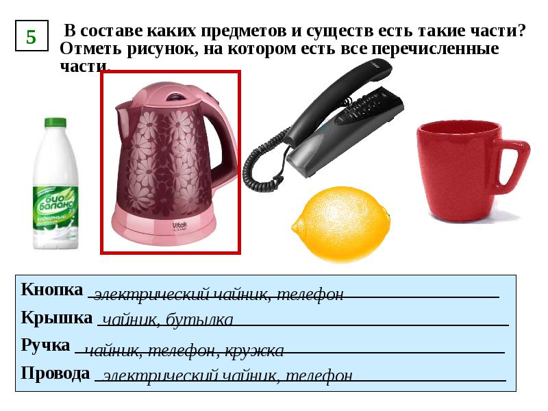 Из каких разделов будет состоять презентация технология 5 класс