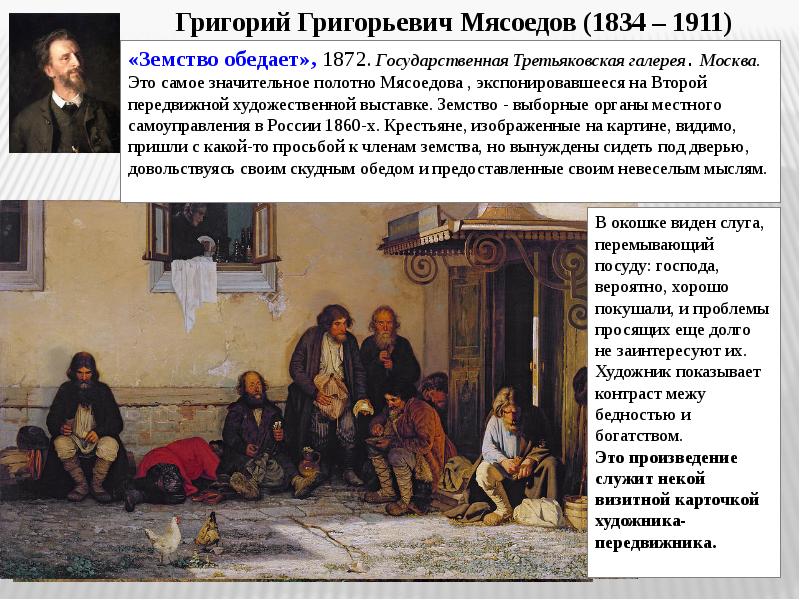 Земство это. Григорий Григорьевич Мясоедов (1834 - 1911): 