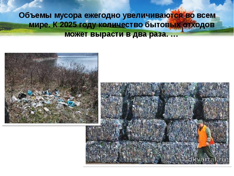 Объем отходов