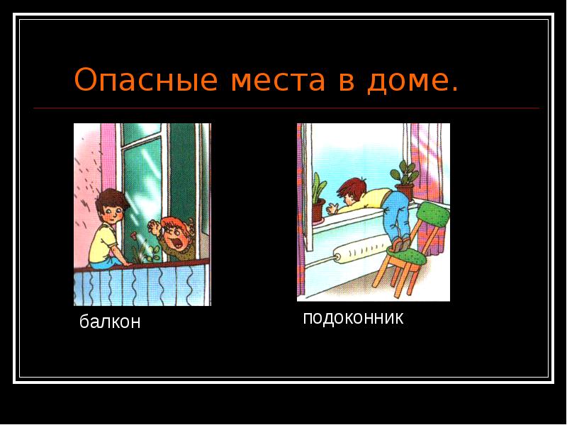 Презентация опасные места 3 класс школа россии