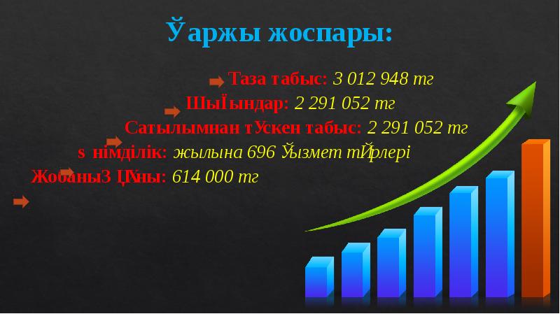 Бизнес жоспар дайын презентация