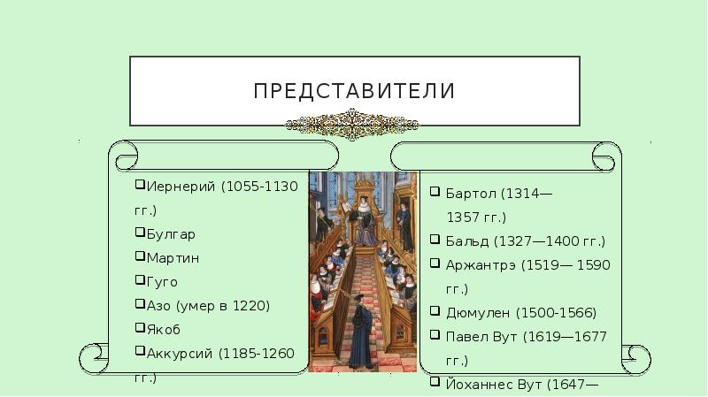 Представители