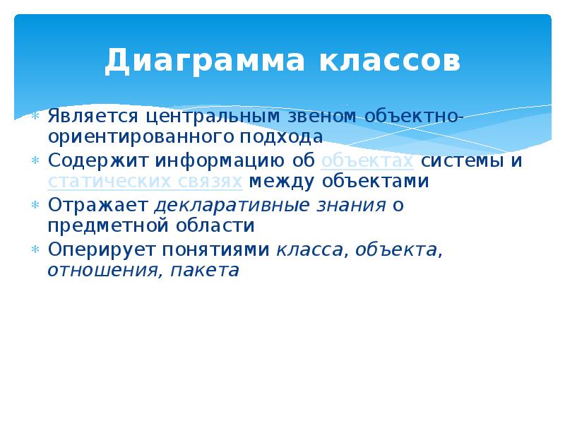 Понятие класса