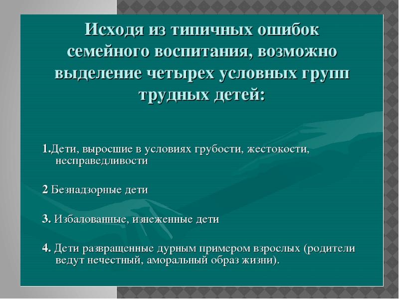 Деструктивное поведение школьников презентация