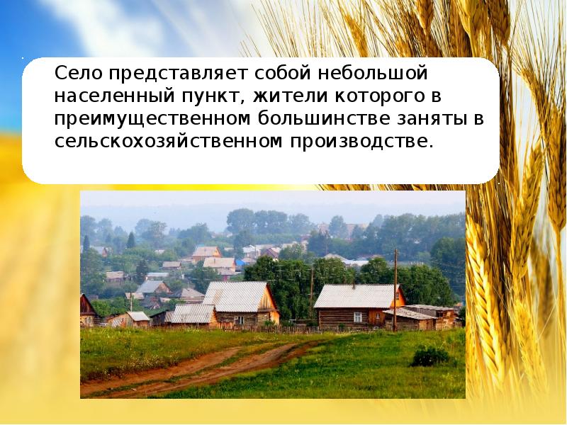 Причины возникновения экологических проблем в сельской местности проект индивидуальный