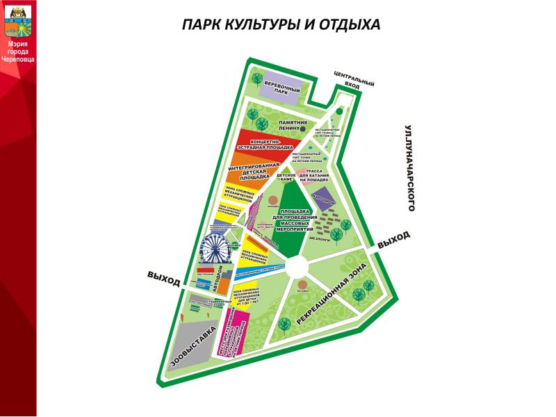 План парка культуры