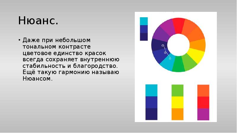 Колорит сочетание цветов гармонизирующих между собой и обладающих цветовым единством в картине