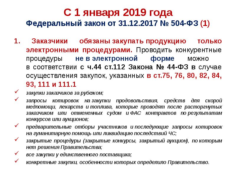 Изменения 44 фз презентация