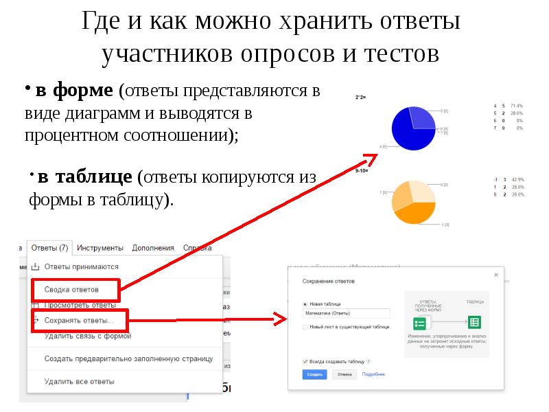 Где и как можно хранить ответы участников опросов и тестов Где и как можно хранить ответы участников опросов и тестов