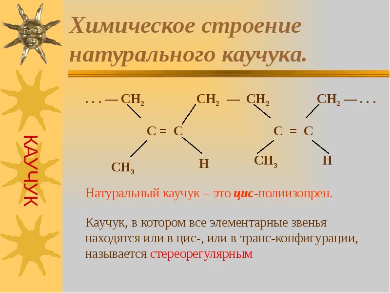 Презентация на тему каучук