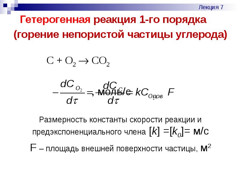 Выберите уравнения или схемы гетерогенных реакций