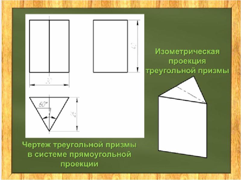 Как нарисовать треугольная призма