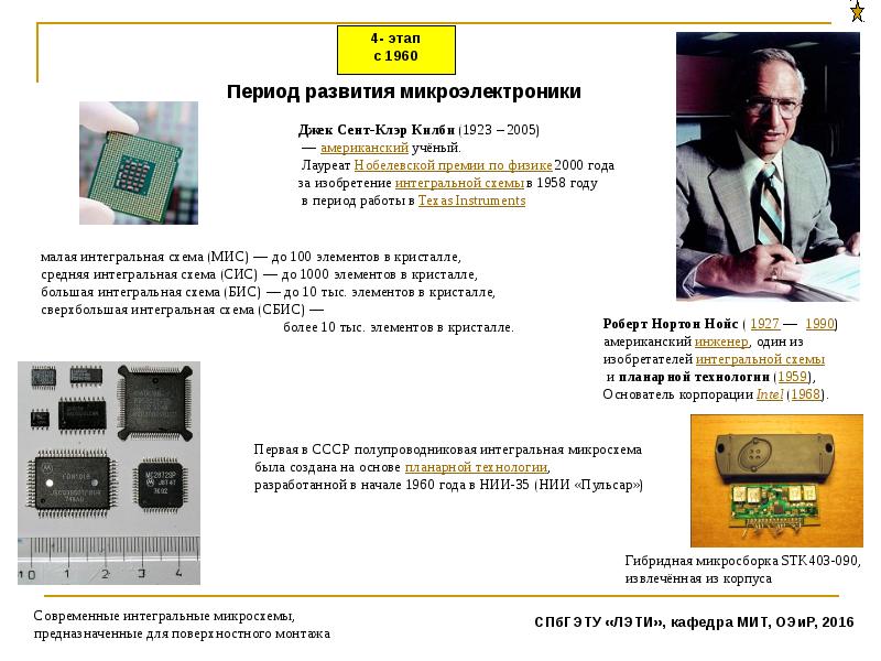 Реферат на тему интегральные схемы микроэлектроники