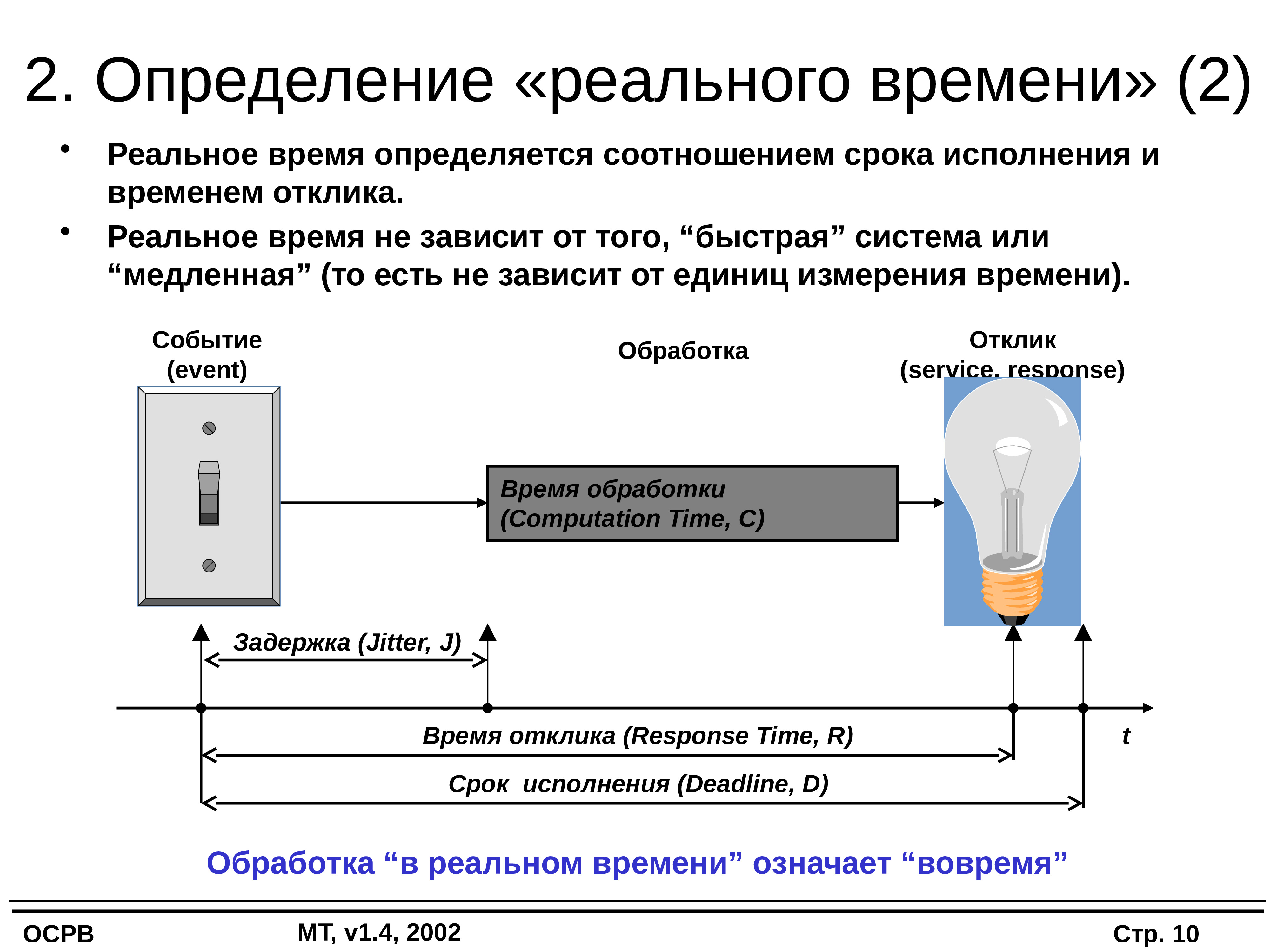 Реальная система