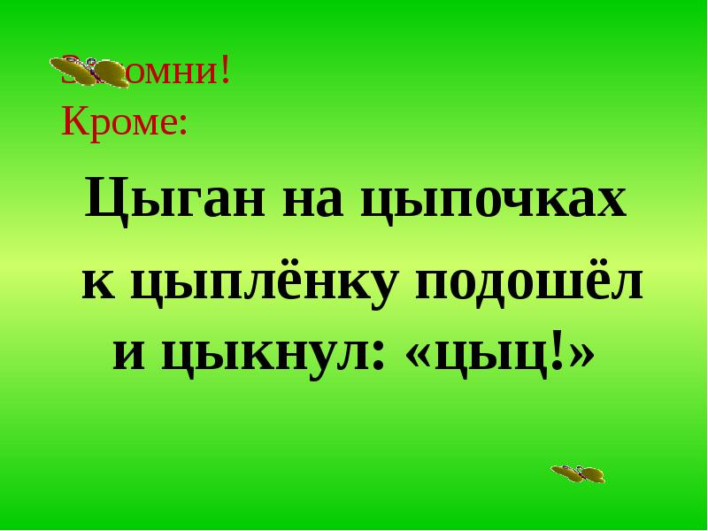 Цыган на цыпочках цыпленку цыкнул цыц картинка