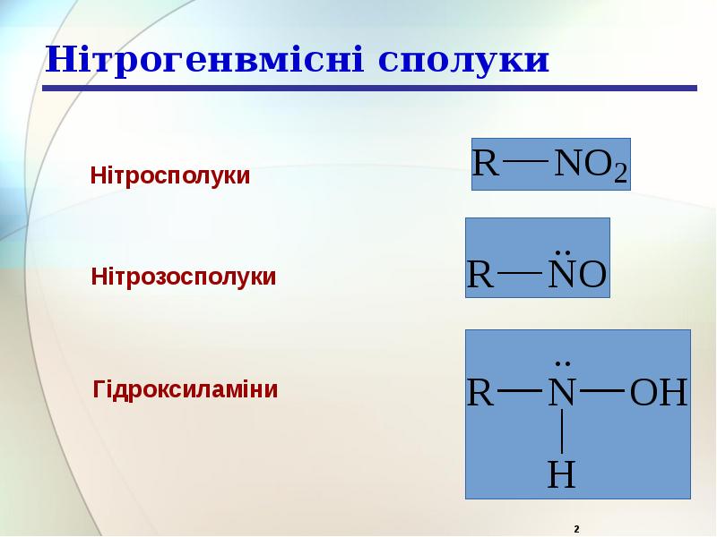 Нітрогенвмісні сполуки Нітрогенвмісні сполуки