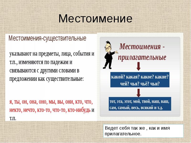 Как изменяется местоимение 3 класс 21 век презентация урок 143