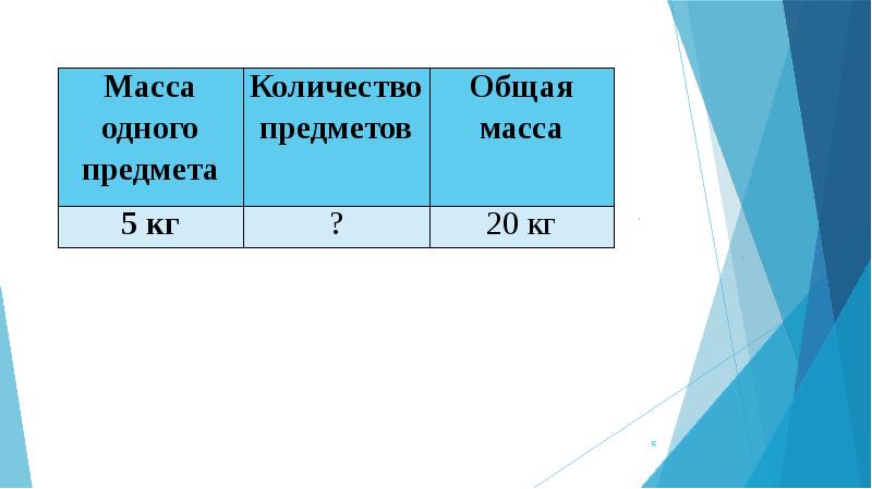 Масса 1 км