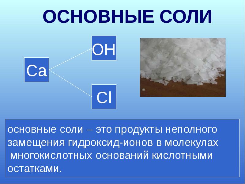 Соли в свете тэд их свойства 8 класс презентация