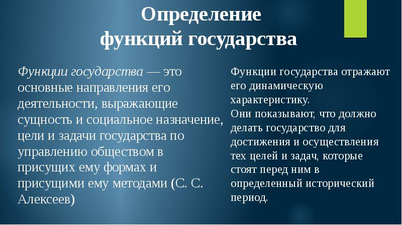 Функции государства презентация