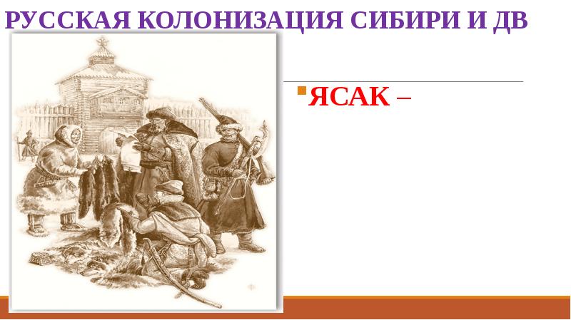 Освоение сибири история 7 класс презентация