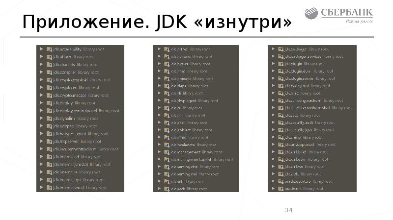 Приложение. JDK «изнутри» Приложение. JDK «изнутри»