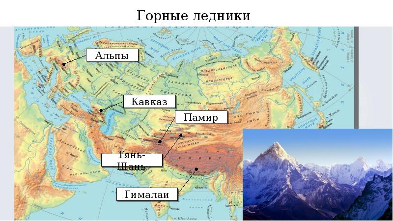 Гидрография евразии 7 класс презентация