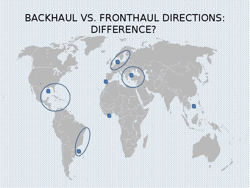 BACKHAUL VS. FRONTHAUL DIRECTIONS: DIFFERENCE? BACKHAUL VS. FRONTHAUL DIRECTIONS: DIFFERENCE?