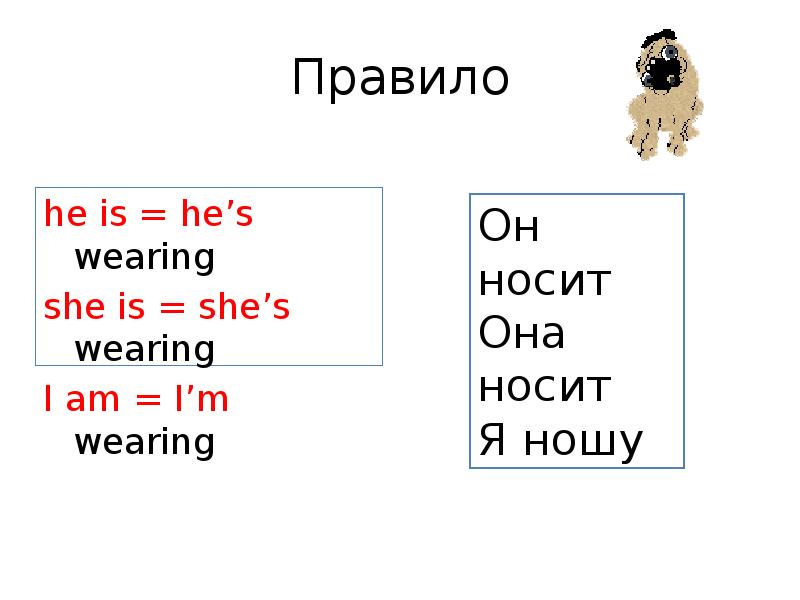 He s. He s и he. She is she's правило. Be правило. Правила he is she is.