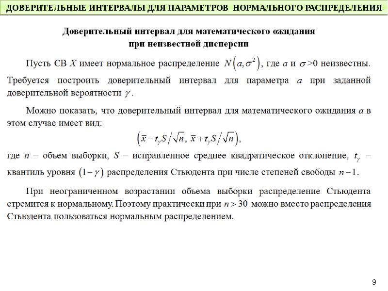 Доверительный интервал для вероятности успеха в схеме бернулли