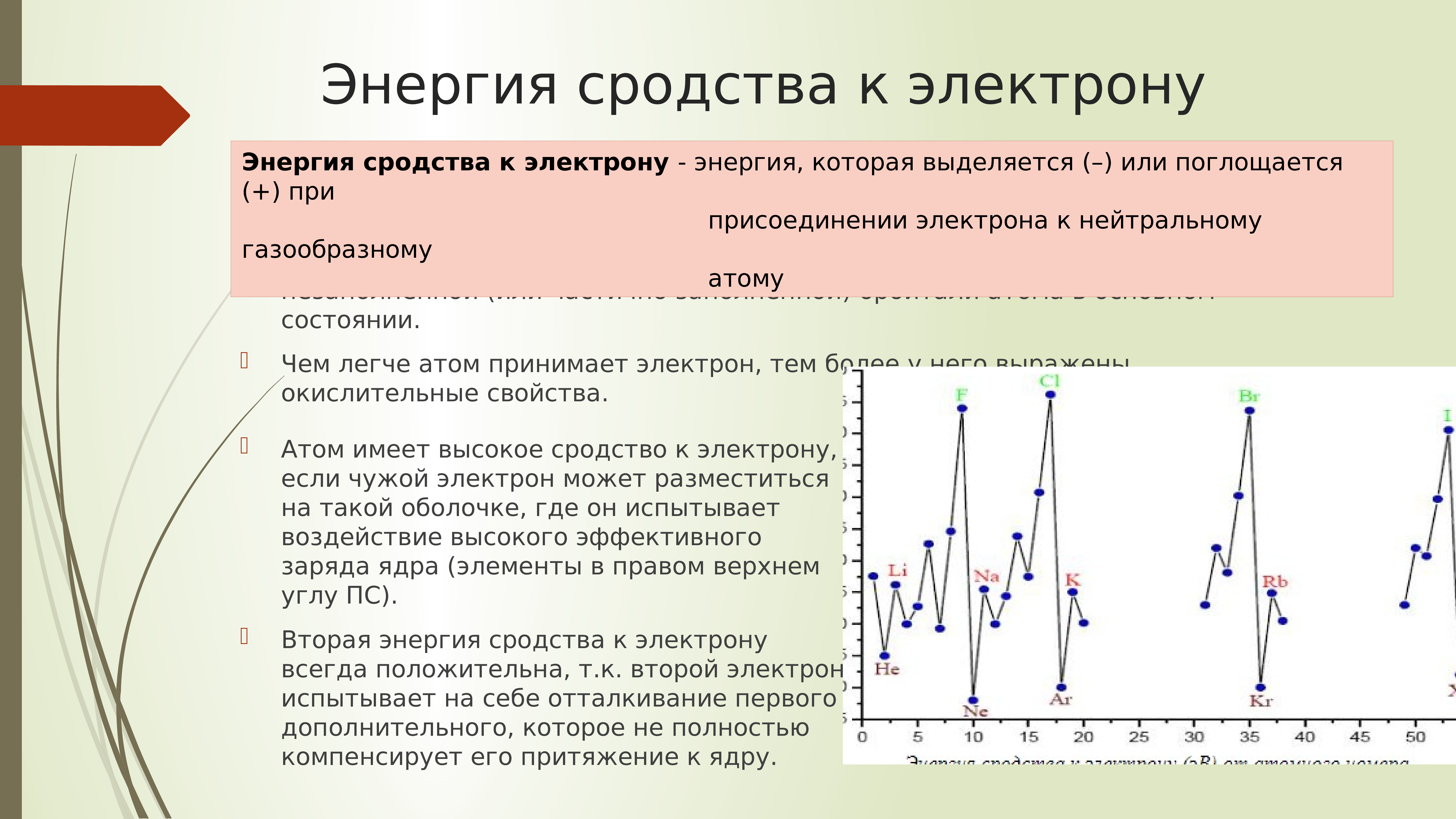 Сродство к электрону. Энергия сродства к электрону в таблице Менделеева. Энергия сродства атома к электрону. Энергия ионизации и энергия сродства к электрону. Сродство к электрону таблица.