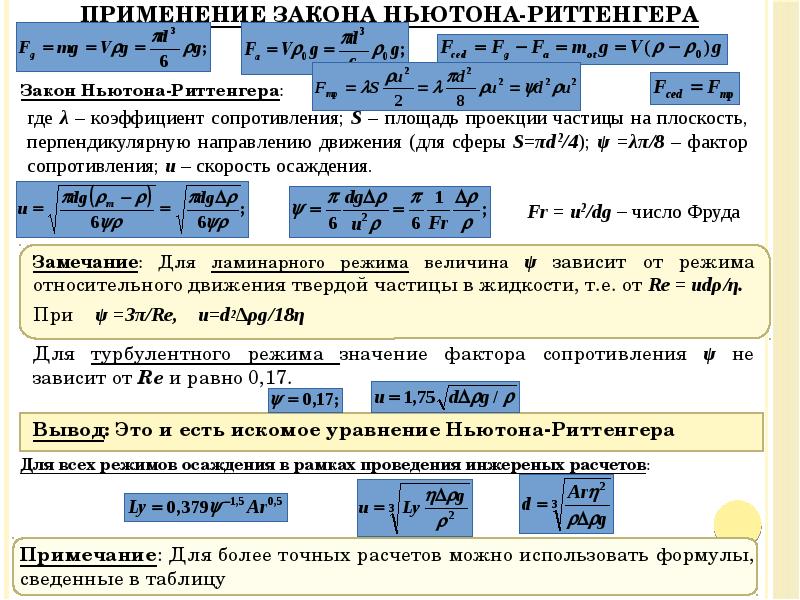 Применение закона Ньютона-Риттенгера
Закон Ньютона-Риттенгера: Применение закона Ньютона-Риттенгера
Закон Ньютона-Риттенгера: