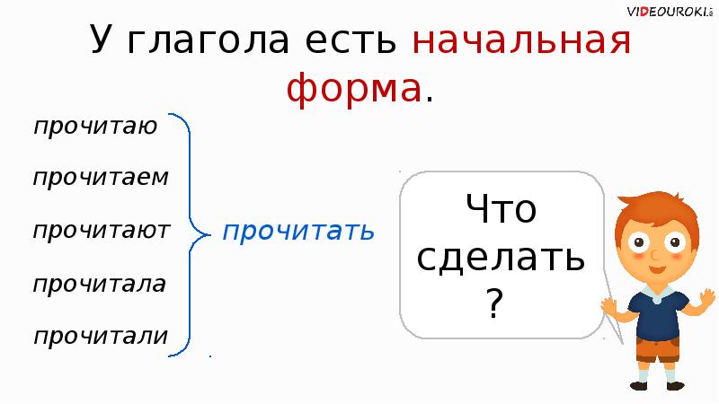 Глагол к слову презентация