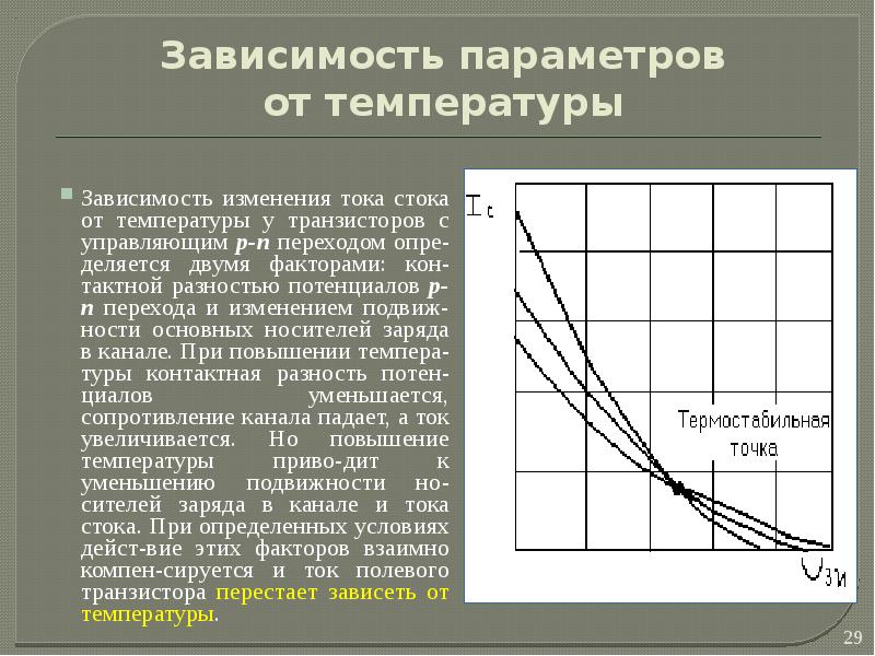 Изменением каких параметров. Зависимость параметров. Зависимость от температуры транзистора. Зависимость работы выхода от температуры. Зависимость параметров транзистора от температуры.