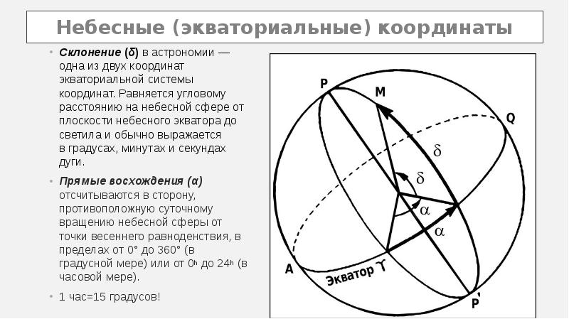 Экваториальные координаты. Экваториальная система координат прямое восхождение и склонение. Вторая Экваториальная система координат в астрономии. Экваториальные координаты солнца. Угловые минуты в астрономии.