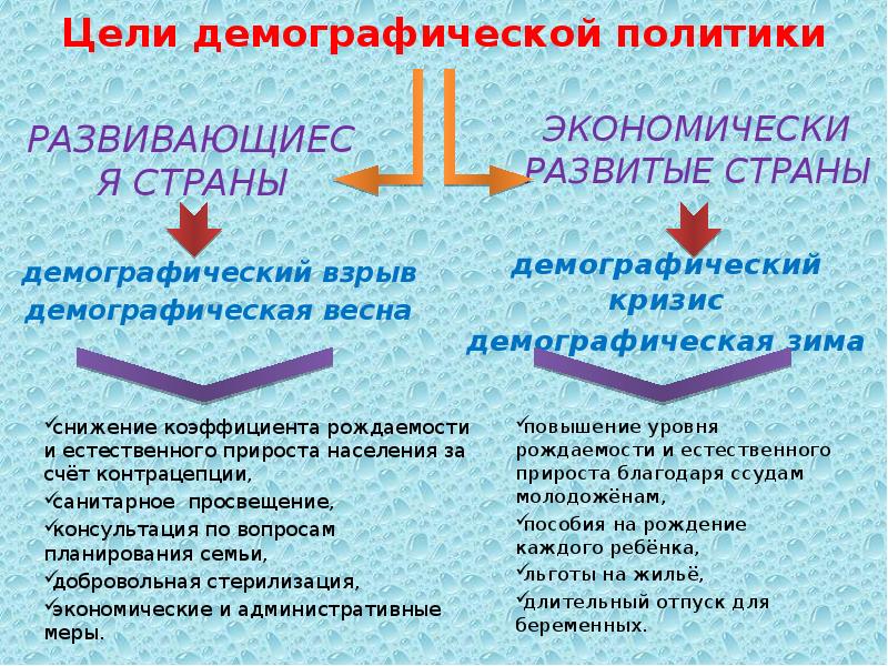 Демографическая политика презентация