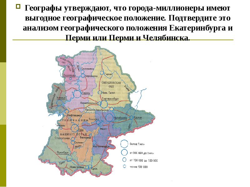 Города урала презентация по географии