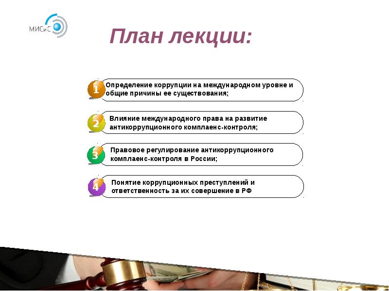 Международное определение коррупции