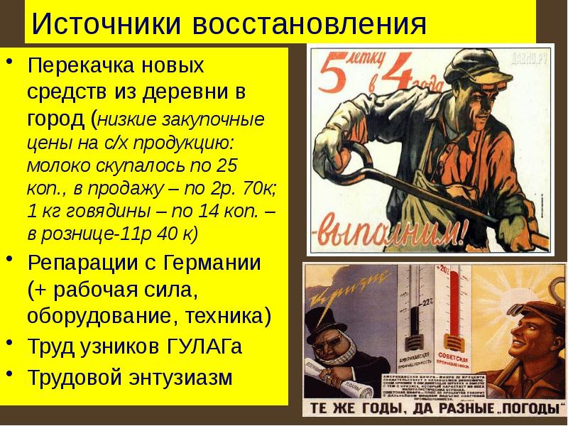 Ссср после войны 1945 1953 презентация