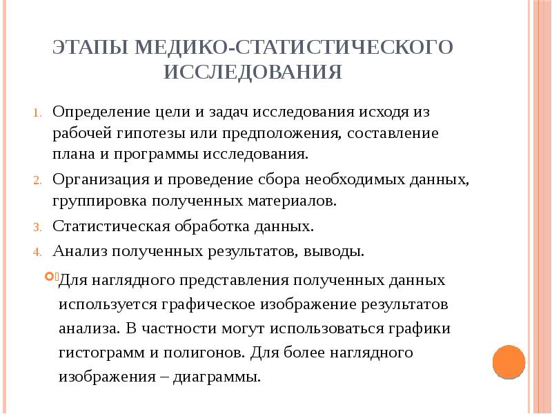 Составление плана и программы исследования является этапом статистического исследования