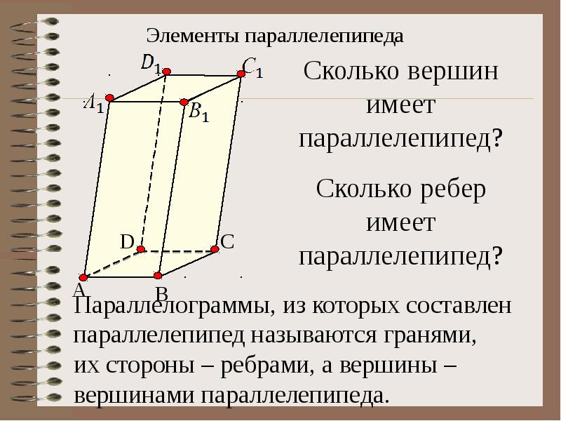 Параллелепипед презентация 10 класс